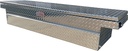 A-MC3 - 16"H x 20"D x 62"W - Aluminum Pickup Medium Profile HD Cross Toolbox, with Pro-Sliding Tray, Mounting Hardware, All Diamond TP Finish, Single Top Open Lid, and Push Button Locks