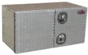 A-SG41 - 18"H x 18"D x 48"W - Aluminum Truck Trailer Utility HD Toolbox, All Diamond TP Finish, Right Side Open Double Doors with SS T-Handle Lock.
