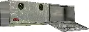 A-SG42 - 18"H x 16"D x 88"W - Aluminum Topside Truck Rail Utility HD Toolbox, All Smooth Body, Diamond TP Double Drop Open Doors With SS DT-T-Handle Locks
