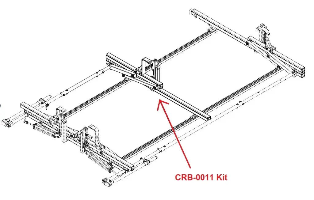 Prime Design CBR-0011 Assembly Pickup Rotation Kit - 62" Family Mid Crossbar Kit with Mountings for 6' foot Ladders