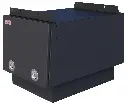 A-UU52 - 40"H x 60"D x 46"W - Aluminum UTV Utility Toolbox (Fits JD 835R), Double Top Hinged Back Door (Access from back of UTV) and with Adjustable Shelf, Powder Coated MX-Black.