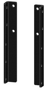 M3050C - Steel C-Frame Mounting Kit, HD Bolt-on Style, for C-Frame Mount Application and Powder Coated Black Finish.