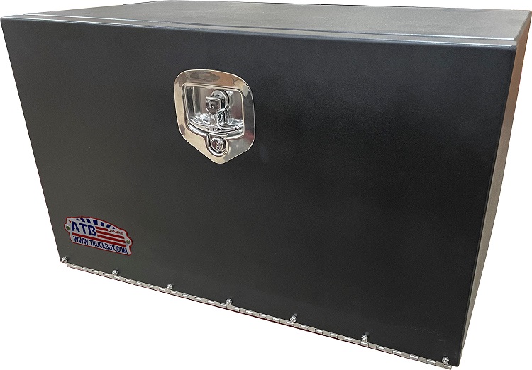 S-DC41 - 18"H x 18"D x 30"W - Steel Drawer Utility Cabinet HD Toolbox, Drop Open Single Door with SS T-Handle Lock & Four Drawers, Powder Coated MX-Black