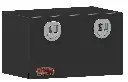 S-SG41 - 18"H x 18"D x 48"W - Steel Truck Trailer Utility HD Toolbox, Single Drop Open Door with SS-T-Handle Locks, Powder Coated MX-Black