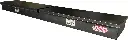 S-TM41 - 6"H x 14"D x 90"W - Steel Top Mount Compartment Toolbox, HD, Top Open Double Lids With Gas Springs, Double Lift Handle Locks, Partitioned Dividers, Powder Coated MX-Black 