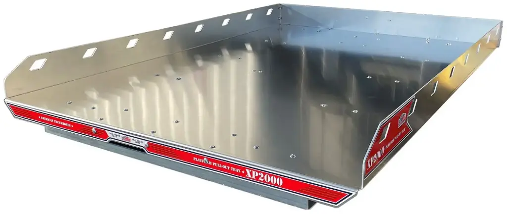 A-PP52 - 5"H x 65"D x 49"W - XP2000 Aluminum HD Pickup Bed Platform Pull-Out Tray for 5.5' Truck Beds Rated at 2000 Lbs.