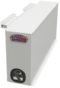 A-DF42O - 20"H x 54"D x 9"W - Aluminum Pickup Drawer Fender HD Toolbox, All Smooth Finish, Tool Organizer Pull Open Left Door/Drawer and with SS DT-T-Handle Lock & Powder Coated X-White.