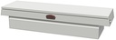 S-HC3 - 18"H x 24"D x 72"W - Steel Pickup Saddle Super HD Toolbox, Powder Coated WX-White Finish with Single Top Open Lid and Push Button Handle Locks. 