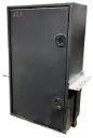 S-SRD53M - 65"H Steel Shelf-Drawer Toolbox, 3 Shelves & 9 Drawers with Deck Mounting Bracket, SINGLE Side Open Door with SS DT-T Handle Locks.  All Powder Coat Finish.