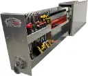 A-DF42O- Aluminum Heavy Duty Pickup Drawer-Fender Toolbox, with Tool Organizer Pull Drawer & SS DT-T-Handle Lock, All Smooth/Powder Coated Finish