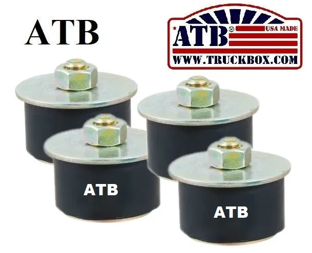MATV-50-RB - UTV Toolbox Mounting Hardware Kit for Polaris Ranger - Pack of 4 Rubbers