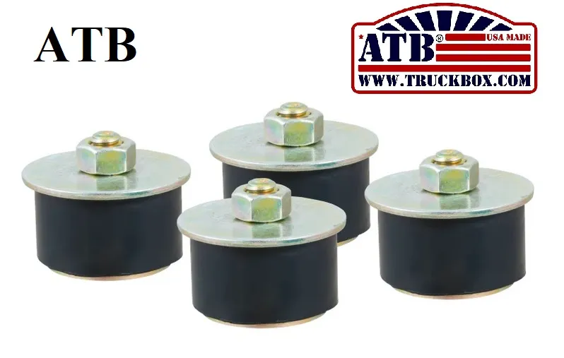 MATV-50-RB - UTV Toolbox Mounting Hardware Kit for Polaris Ranger - Pack of 4 Rubbers