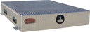 A-BPS41 - Aluminum Truck Pullout Bed-Pack Sports Box, Super HD, Smooth Body with Diamond TP Top/Drawer Front, Single Drawer with Center Dividers and SS DT-Handle Lock.