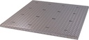 A-DP51 - Aluminum Semi Truck Deck Plate, 1.375"H x 34"W, All Diamond TP Bright Finish with Mounting Kit