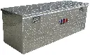 A-TC41B - Aluminum Truck Top Chest Super HD Toolbox, All Diamond TP Finish, Top Open Single Lid with Gas Springs and Double Lift Handle Lock