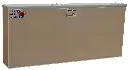 A-TC43C - Aluminum Top Chest Slim Design Toolbox, Flush Back, HD, All Smooth Body, Diamond TP Top Open Single Lid and Lift Handle Lock